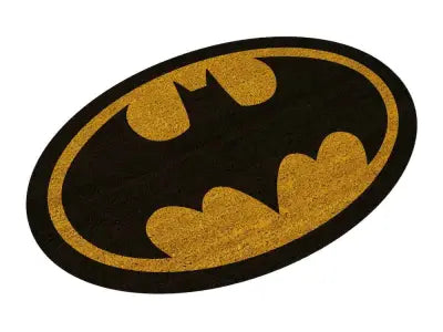 DC COMICS BATMAN LOGO OVAL DOORMAT