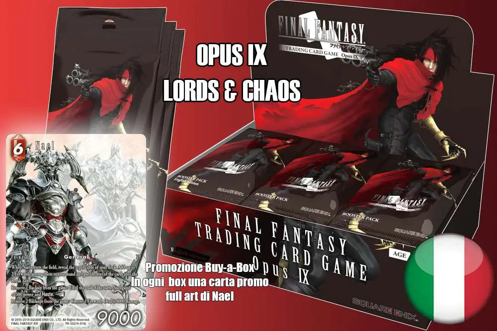 FFTCG OPUS IX BOOSTERS BOX ITALIAN (36)