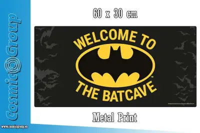 BATMAN BATCAVE METAL SIGN