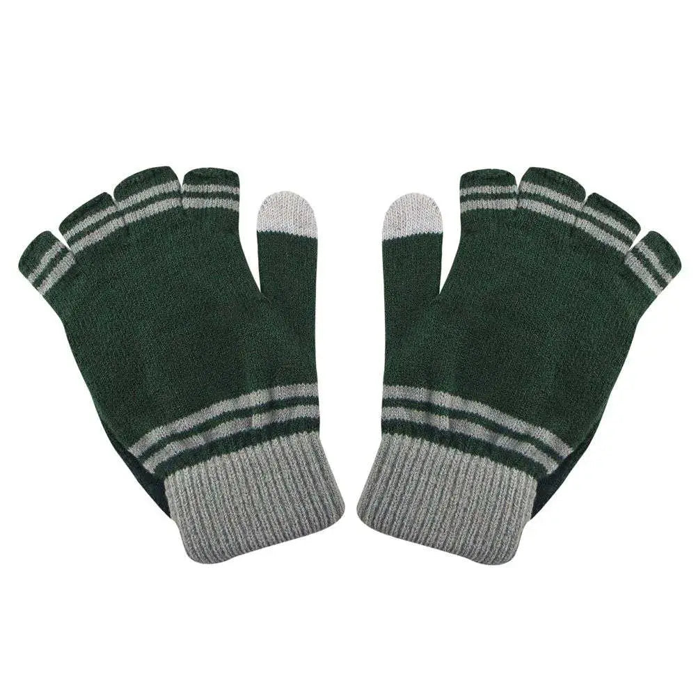 HP SLYTHERIN FINGERLESS GLOVES/MITTEN