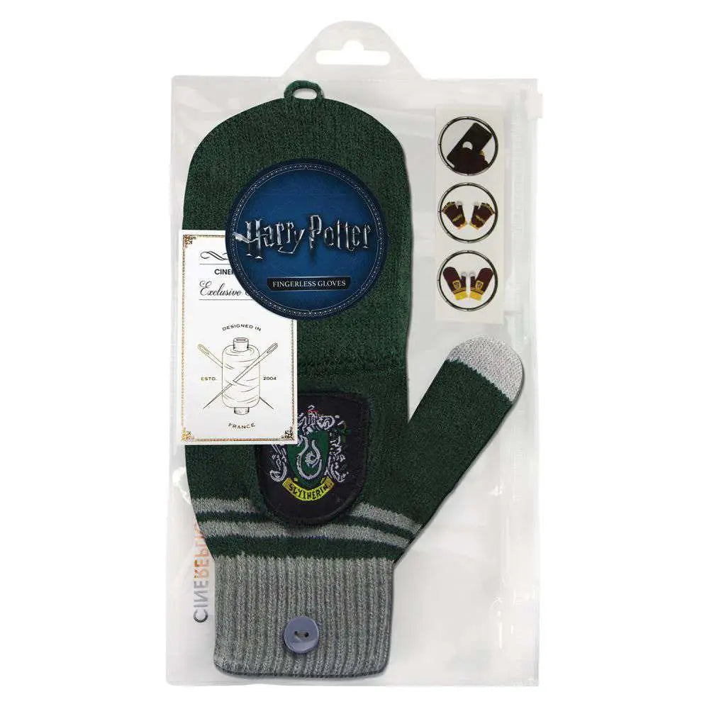 HP SLYTHERIN FINGERLESS GLOVES/MITTEN