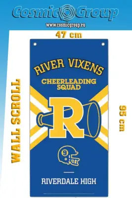 RIVERDALE CHEEERLEADING WALL BANNER