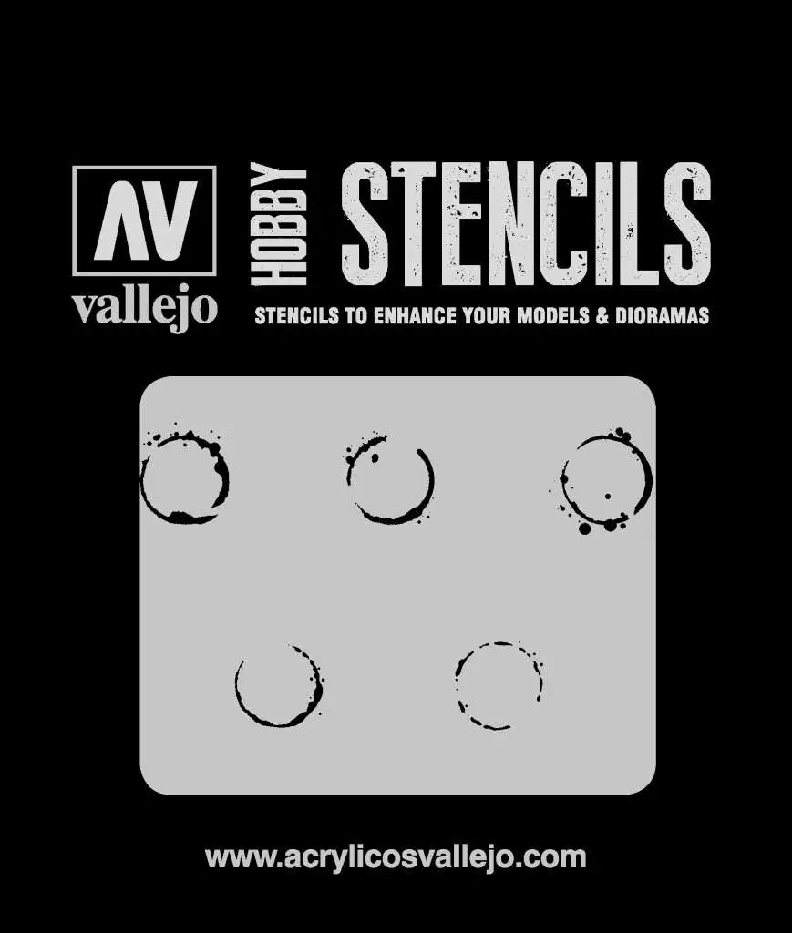 STENCIL STAFV002 DRUM OIL MARKINGS
