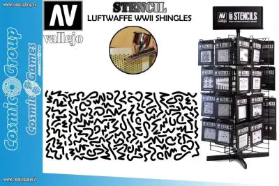 STENCIL STCAM001 LUFTWAFFE WWII SHINGLES