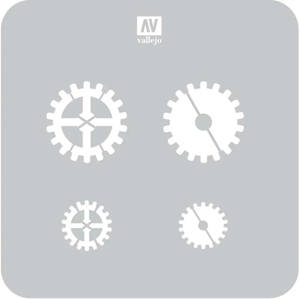 STENCIL STSF001 GEAR MARKINGS 125