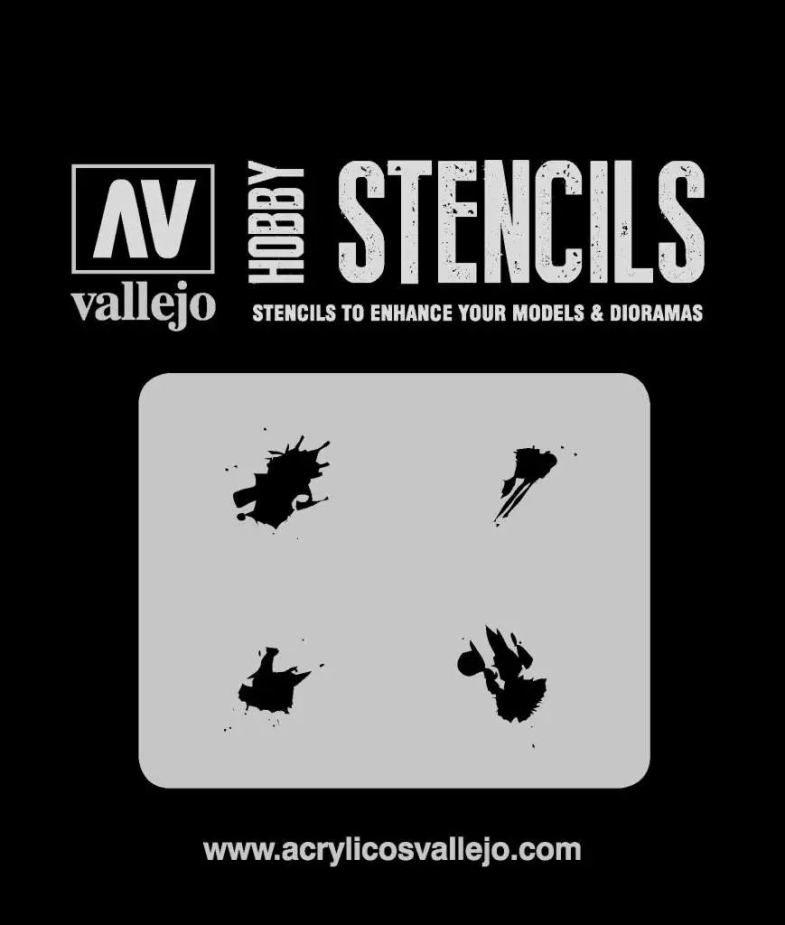 STENCIL STTX004 PETROL SPILLS