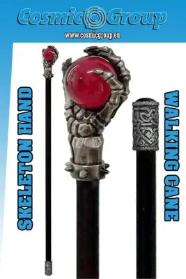 SKELETON HAND DECORATIVE WALKING CANE