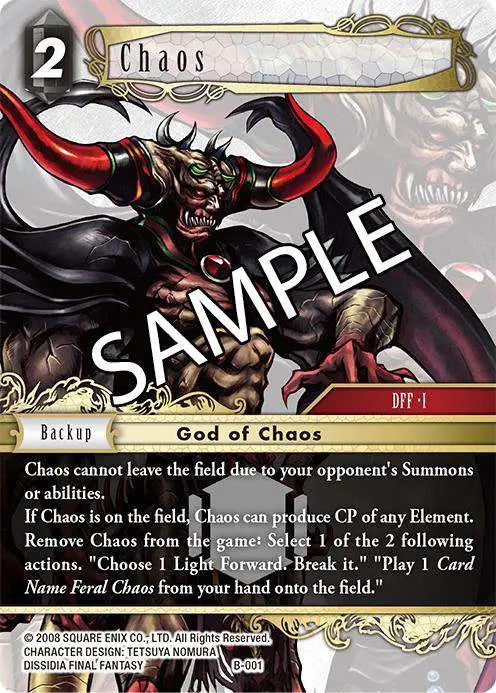 FFTCG BOSS DECK CHAOS MULTIPLAYER (6)