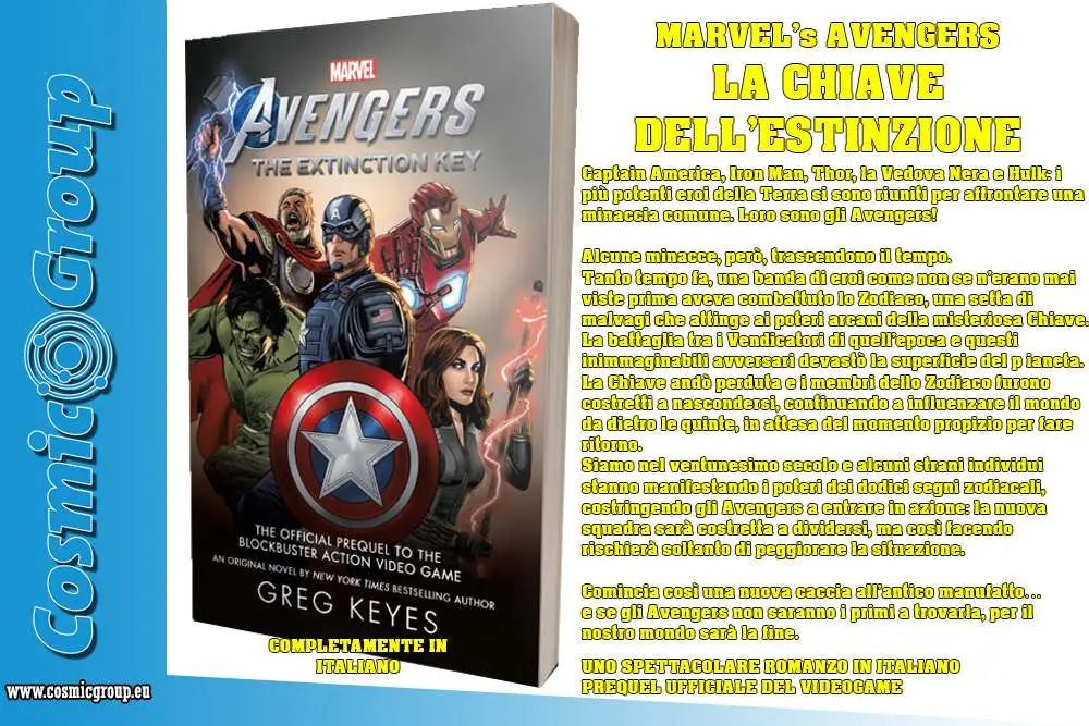 MARVEL AVENGERS-CHIAVE DELL ESTINZIONE