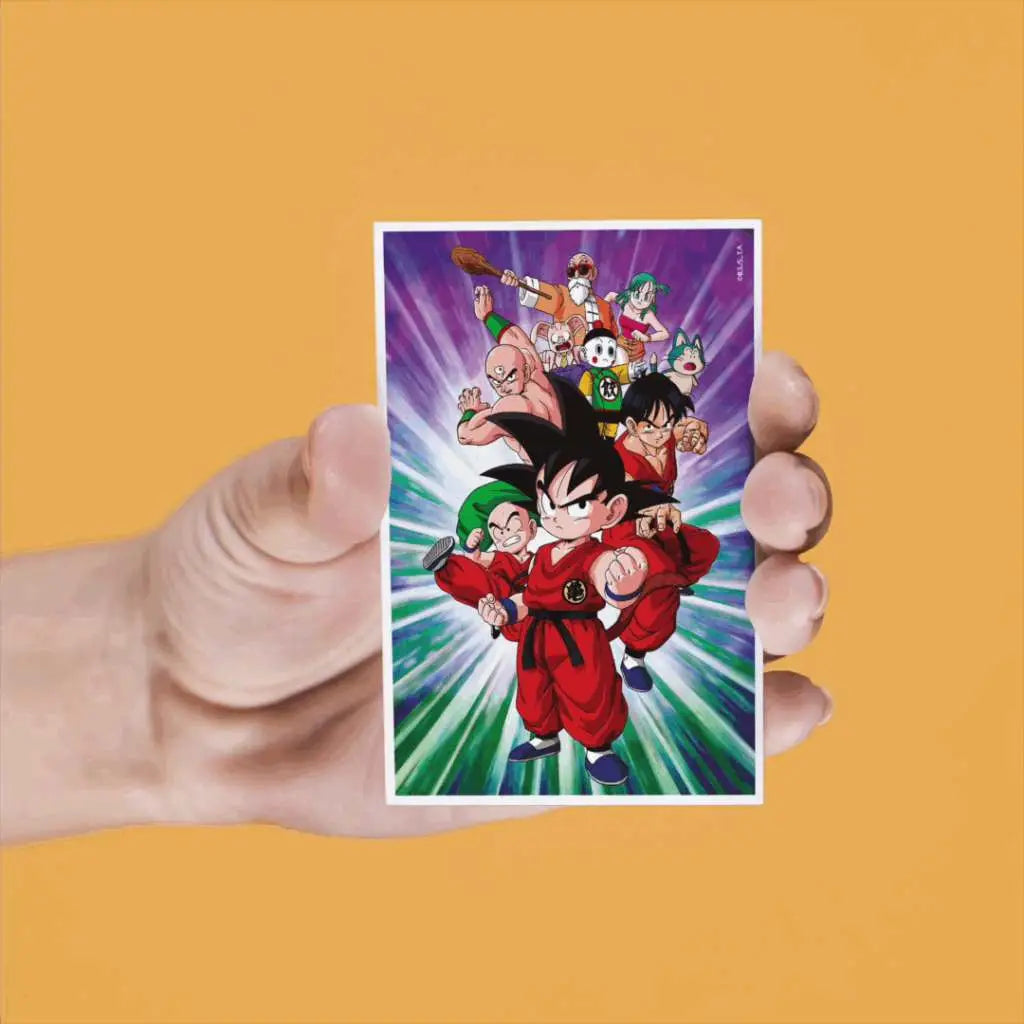 DRAGON BALL 4 LENTICULAR MAGNETS SET