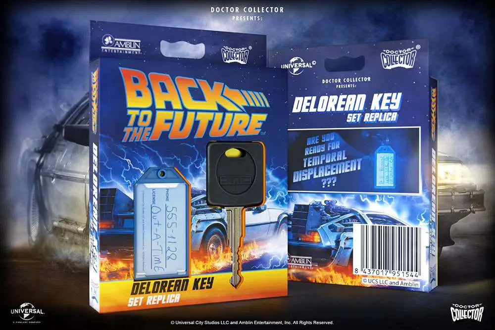 BTTF DELOREAN KEY SET REPLICA