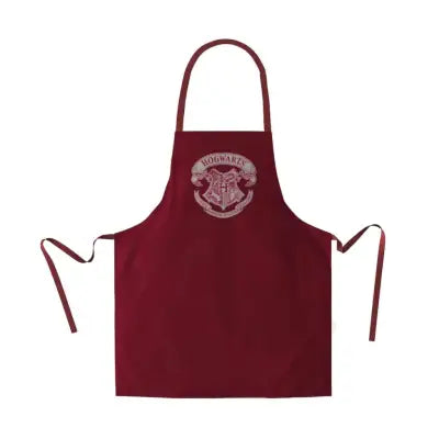 HP HOGWARTS LOGO RED APRON