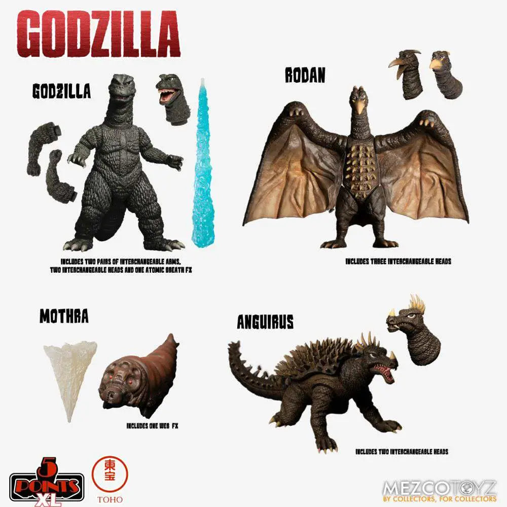 5 POINTS XL GODZILLA DESTROY MONSTER S.1