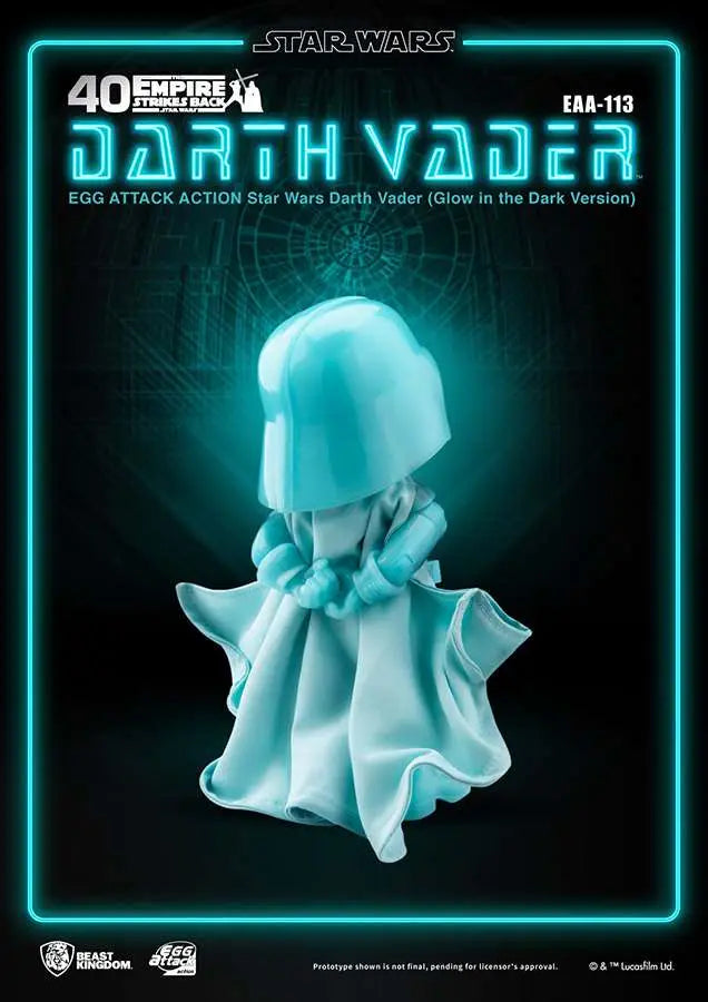 SW EGG AA DARTH VADER GLOW I/T DARK VER