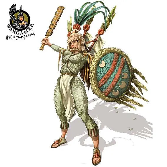 54 mm ATOTOZTLI THE AZTEC WARRIOR