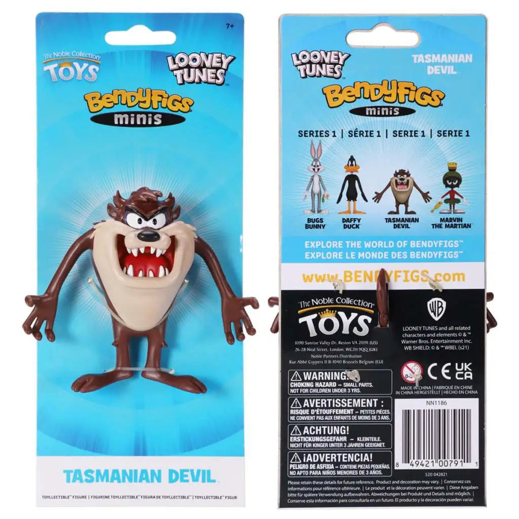 LOONEY TUNES TAZ MINI BENDYFIG