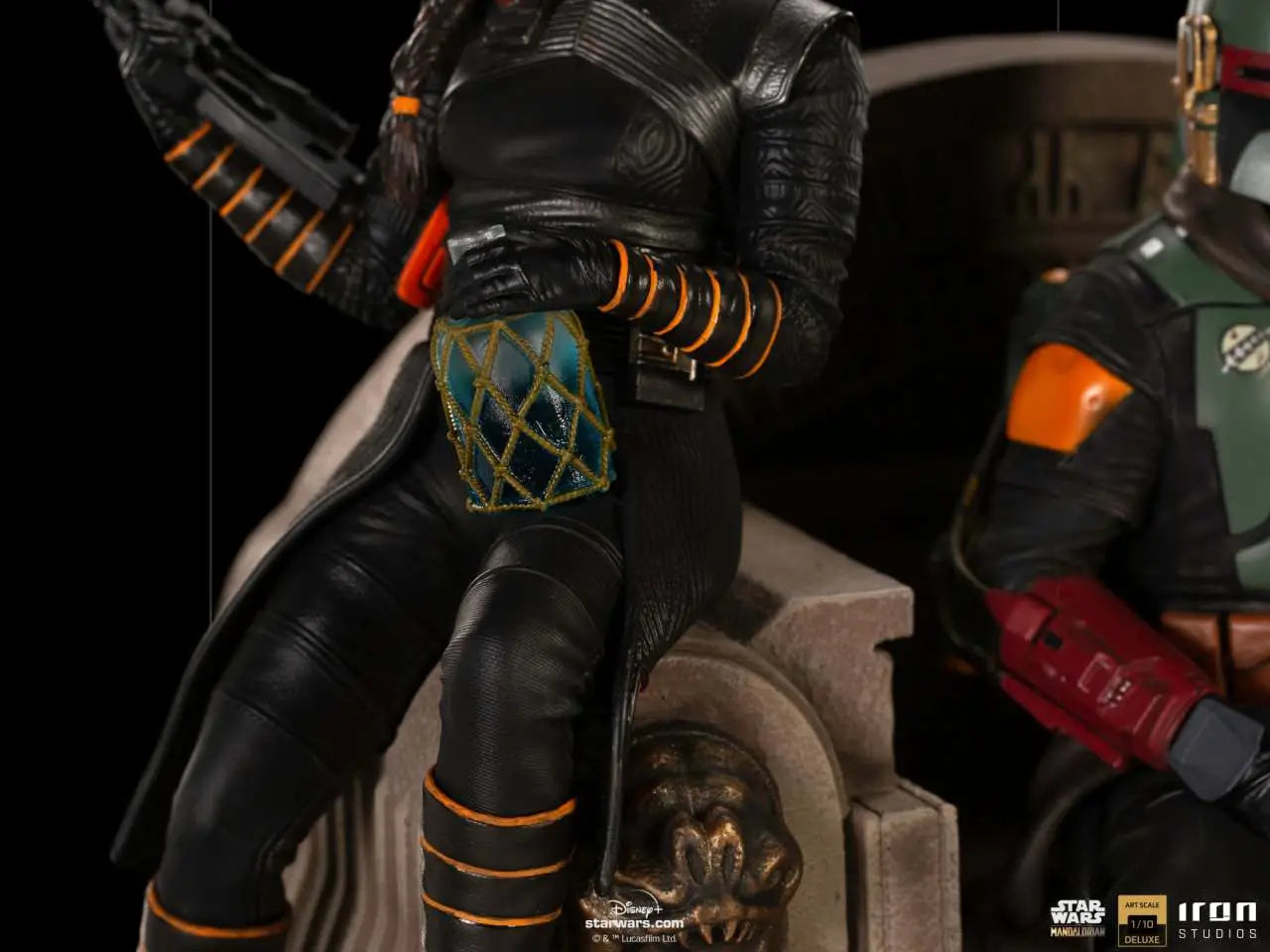 MANDALORIAN BOBAFETT AND FENNEC DLX 1/10