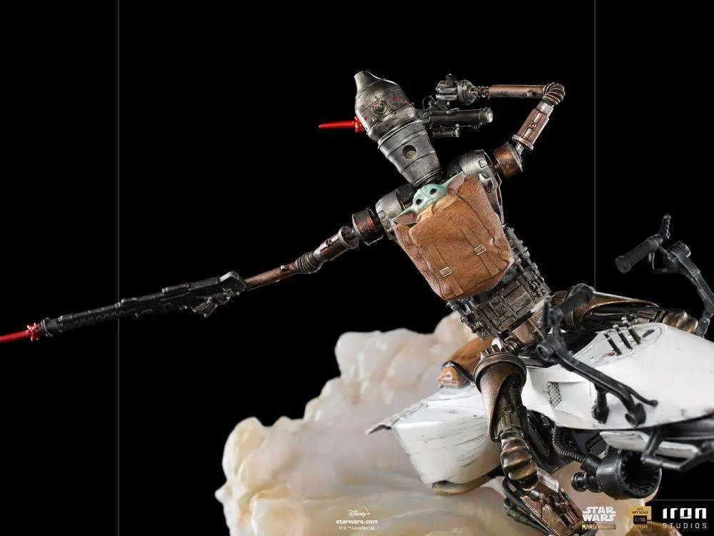 MANDALORIAN IG-11 AND CHILD 1/10  STATUE