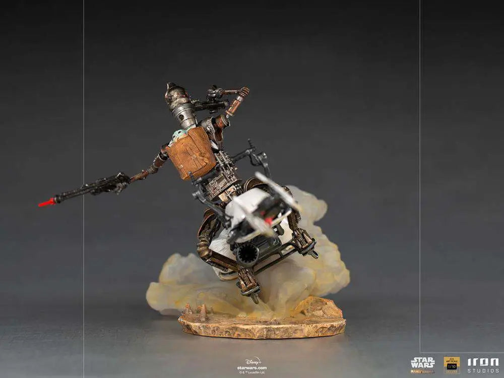 MANDALORIAN IG-11 AND CHILD 1/10  STATUE
