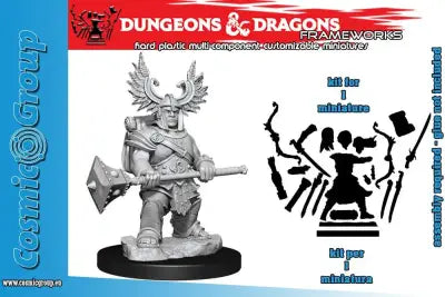 D&D FRAMEWORKS-DWARF BARBARIAN FEMALE