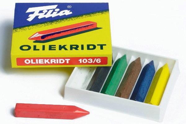 Oliekridt 6stk