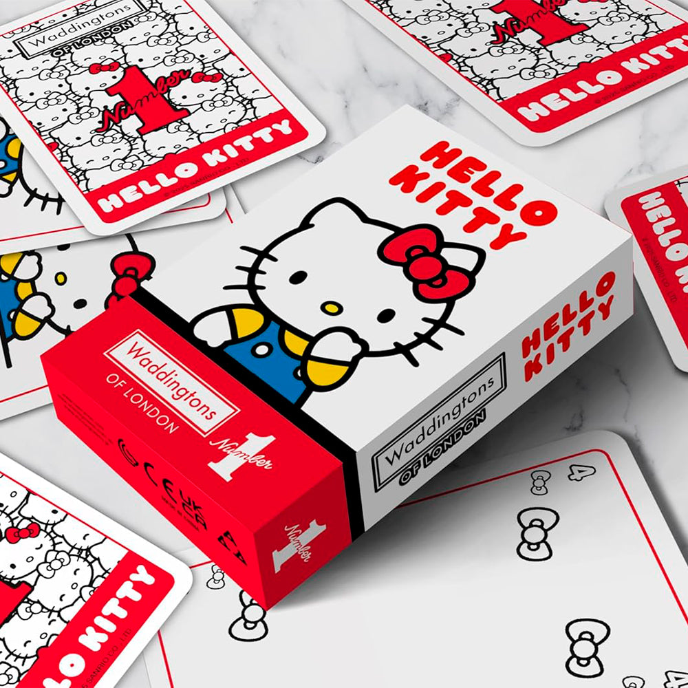 Winning Moves Hello Kitty - Waddingtons Number 1 Playing Cards English