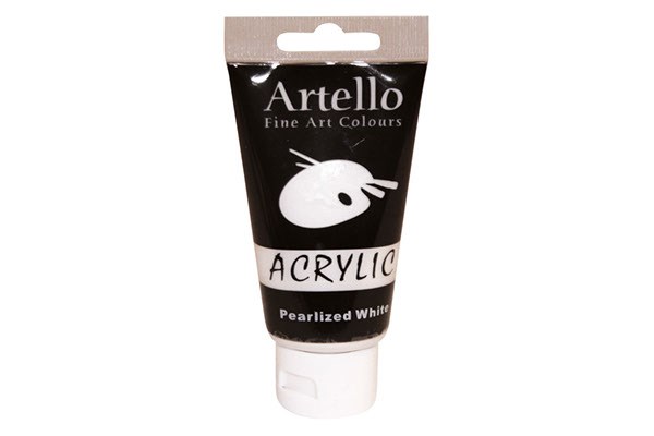 Artello acrylic 75ml Pearlized White