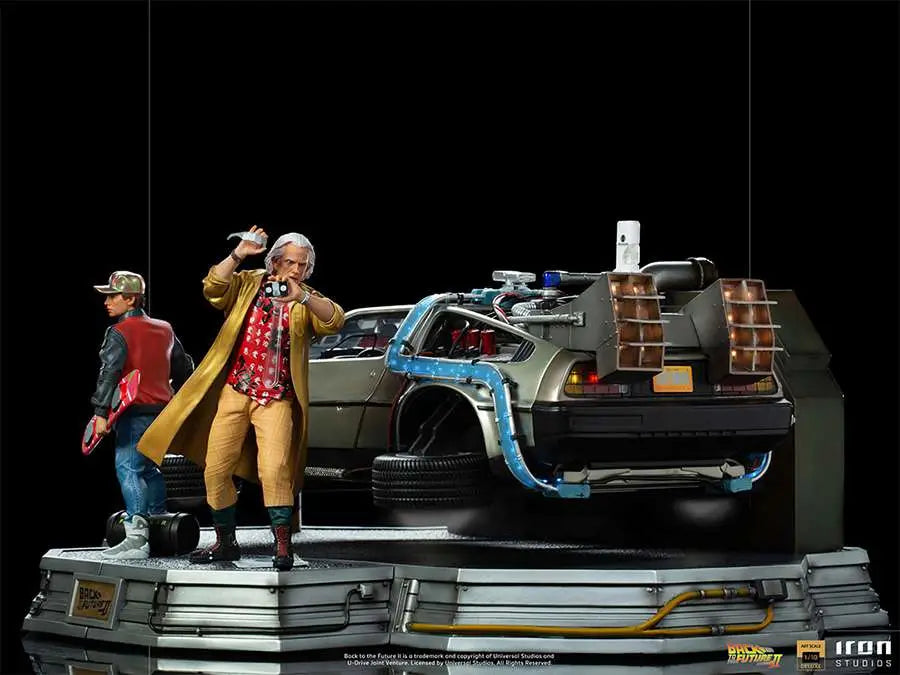 BTTF 2 DELOREAN FULL DLX SET 1/10 ART ST