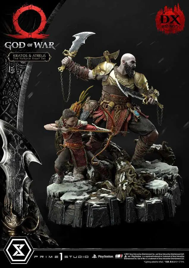GOD OF WAR KRATOS & ATREUS VALKYRIE DLX