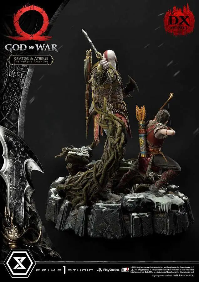GOD OF WAR KRATOS & ATREUS VALKYRIE DLX
