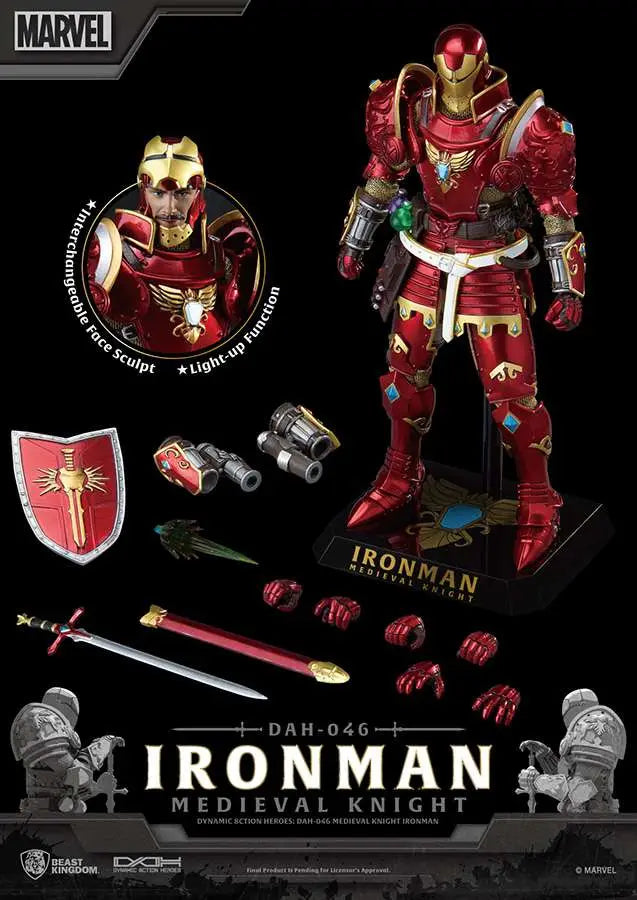 MEDIEVAL KNIGHT IRON MAN DAH