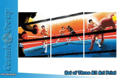 ROCKY OFFICIAL ART PRINT SET A3 SIZE