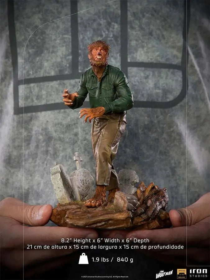 UNIVERSAL MONSTERS WOLF MAN DLX 1/10 ST