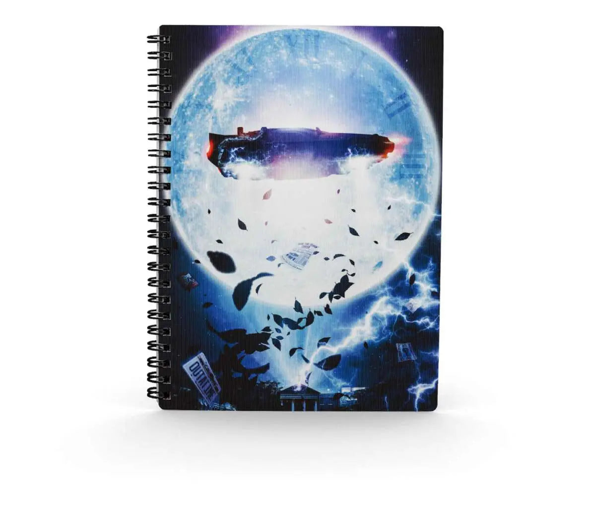 BTTF POSTER DELOREAN 3D EFFECT NOTEBOOOK