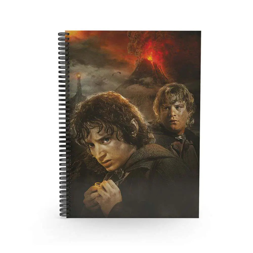 LOTR FRODO AND SAM 3D EFFECT NOTEBOOOK