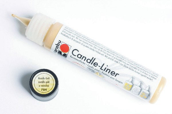 Candle liner metallic guld 25ml