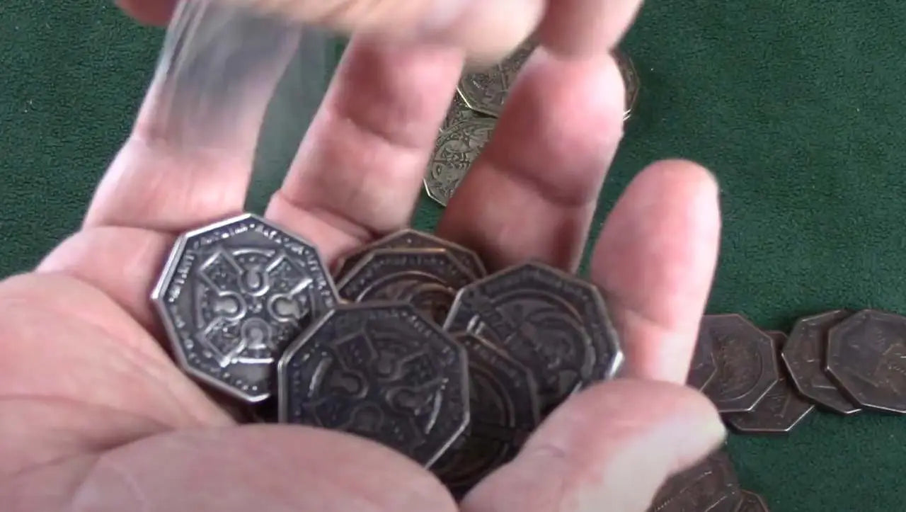 ZOMBIE METAL COINS SET (24)