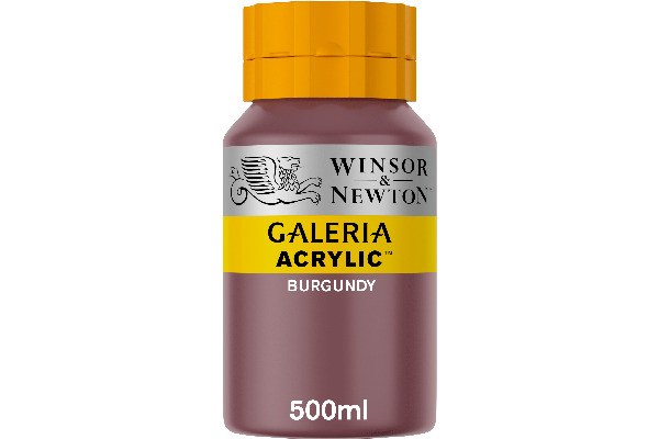 Galeria Acrylic 500Ml Burgundy 075