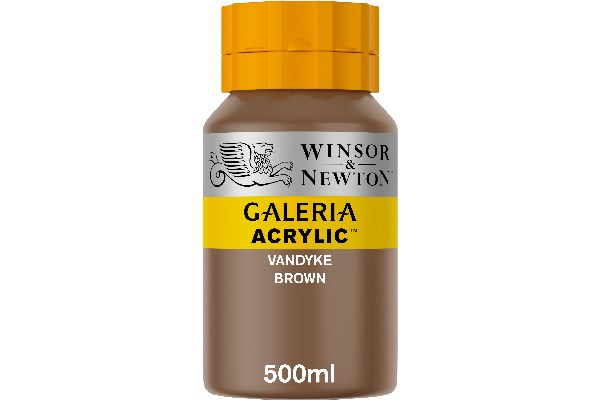 Galeria Acrylic 500Ml Vandyke Brown 676