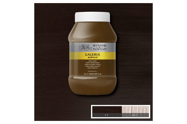 Galeria Acrylic 1L Burnt Umber 076