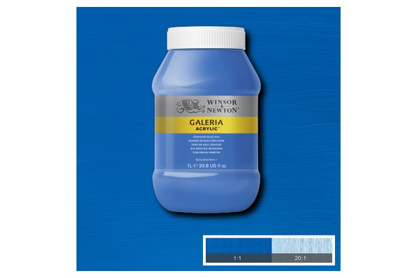 Galeria Acrylic 1L Cerulean Blue Hue 138