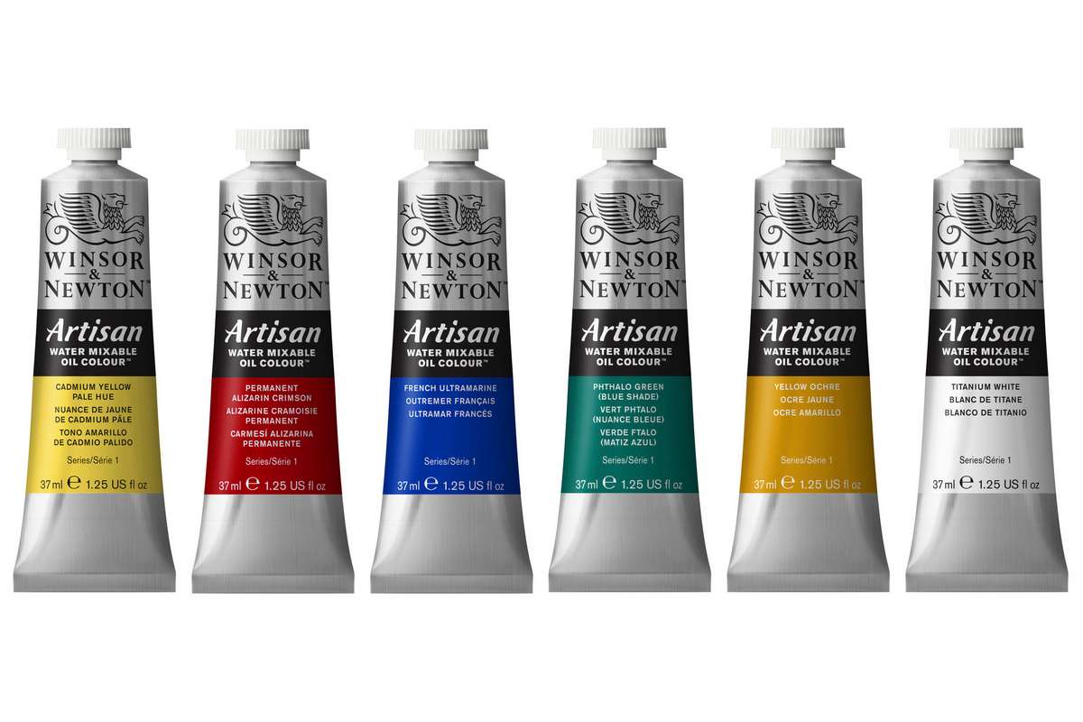 Artisan water colour mix oil beginner set 6x37ml