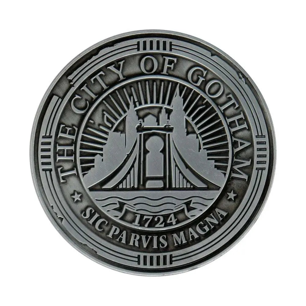 THE BATMAN GOTHAM METAL MEDALLION LTD ED