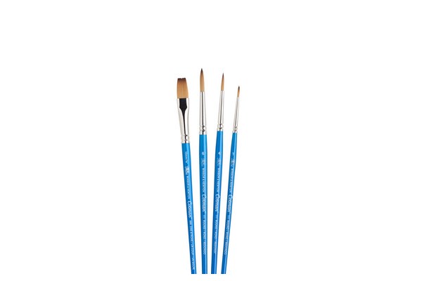 Cotman brush set, short handle, 4pcs