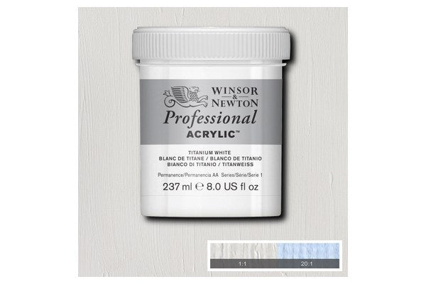 Proff. acrylic 237ml titanium white 644