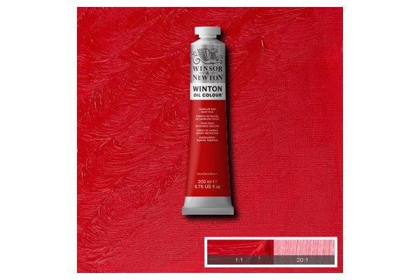 Winton oil 200ml cadmium red deep hue 098