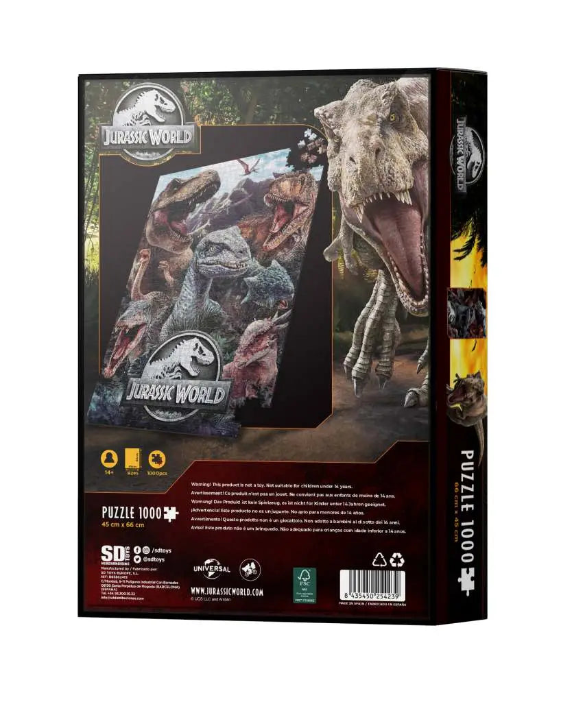 JURASSIC WORLD POSTER COMPO VARIOUS PUZZ