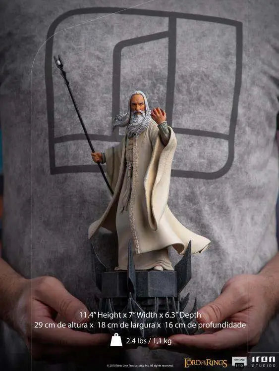 LOTR SARUMAN 1/10 ART STATUE