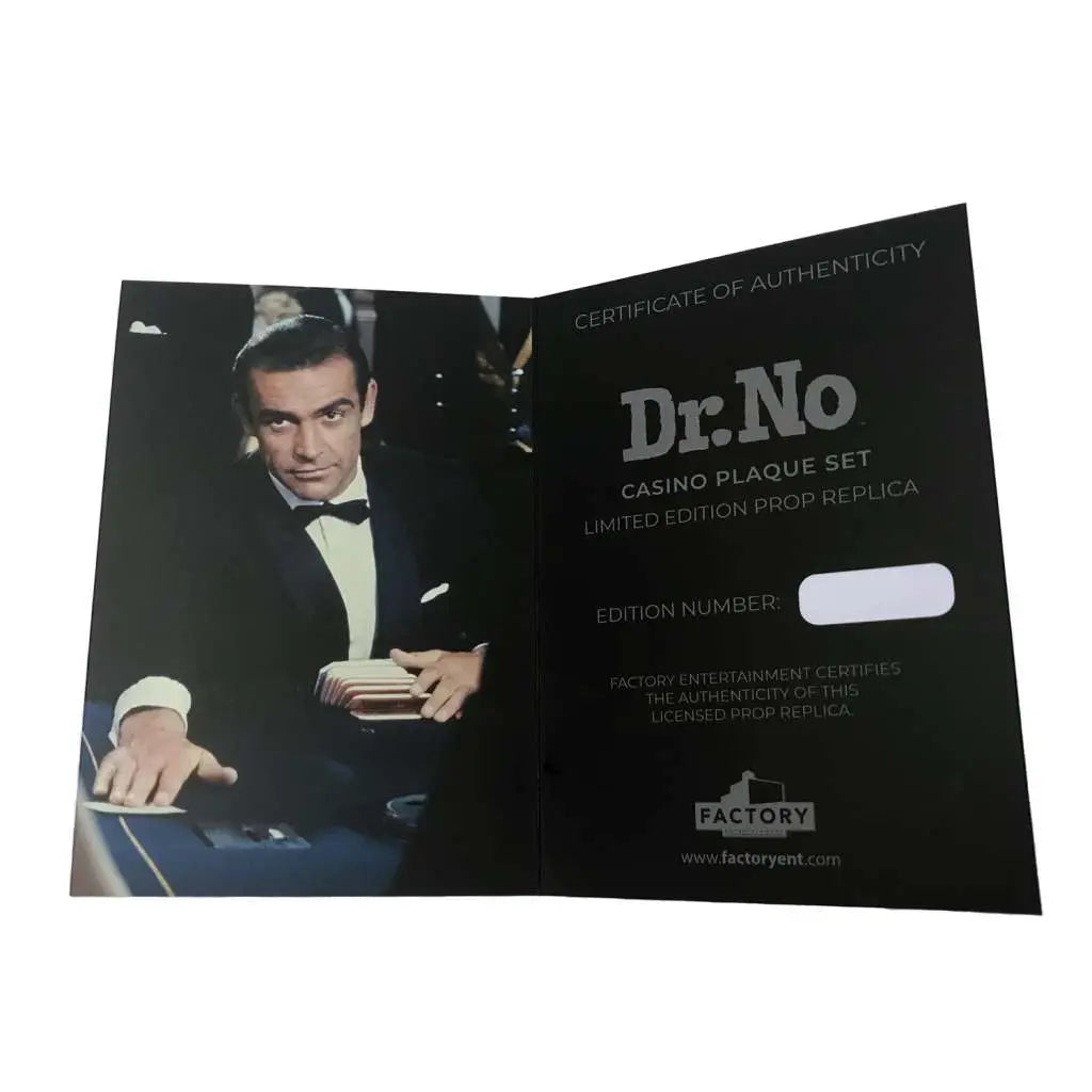 JAMES BOND DR NO CASINO SET LTD ED PROP
