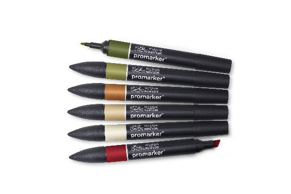 Promarker set 6pcs Landscape1